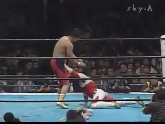 Naoki Sano (c) vs. Jushin Thunder Liger - 31.01.1990 (NJPW New Spring Gold Series 1990)