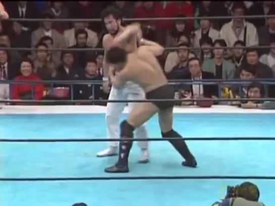 Akira Maeda & Nobuhiko Takada vs. Keiji Muto & Shiro Koshinaka - 20.03.1987 (NJPW Spring Flare Up 1987 - Day 18)