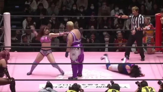 Aja Kong, Pom Harajuku & Raku vs. Mina Shirakawa, Mirai Maiumi & Yuna Manase (TJP Tokyo Joshi Pro '20)