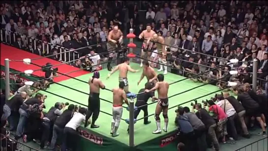 Kenta Kobashi, Kensuke Sasaki, Jun Akiyama & Keiji Muto vs. KENTA, Go Shiozaki, Maybach Taniguchi & Yoshinobu Kanemaru