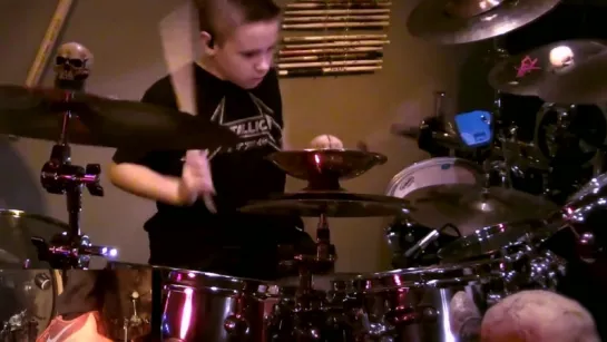 Moth Into Flame Avery Drummer (10 years old)