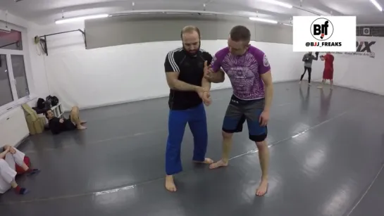 Takedown Combination from the Russian Tie to Backmount for Jiu Jitsu