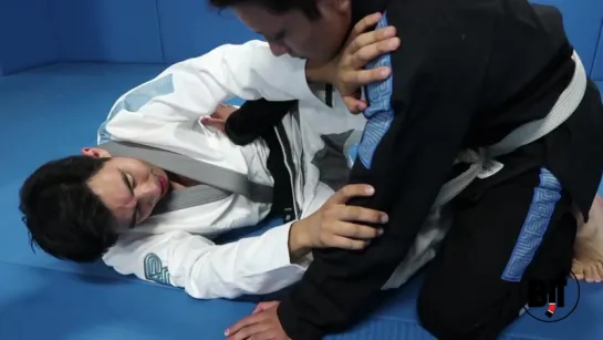 Butterfly sweep from halfguard