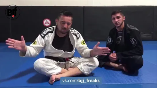 Cross Choke from knee shield #техники_за_200