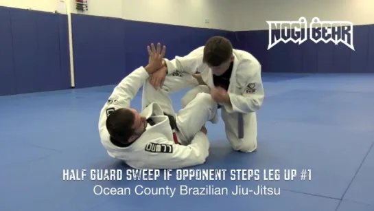 Half Guard Sweep if Opponent Steps Leg Up 1 with Tom DeBlass #техники_за_200