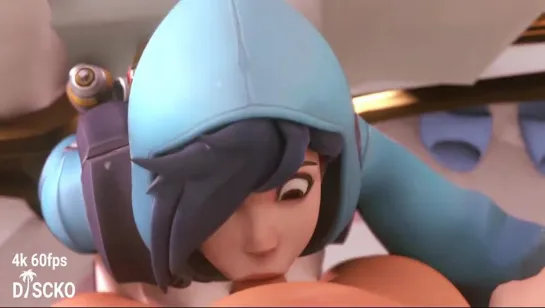 Overwatch susking tracer (rule34, 3d hentai)