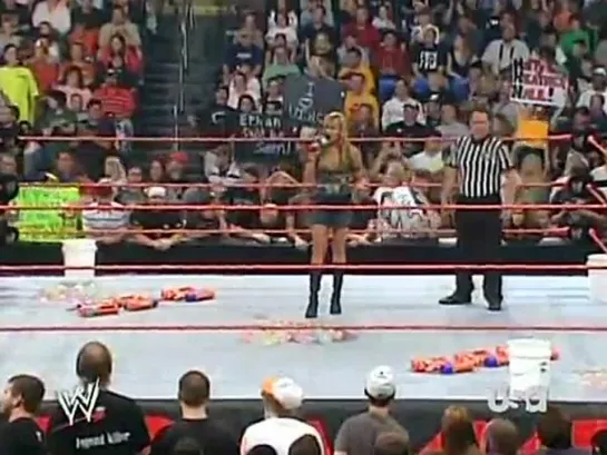 Torrie vs Candice Wet T-Shirt Match