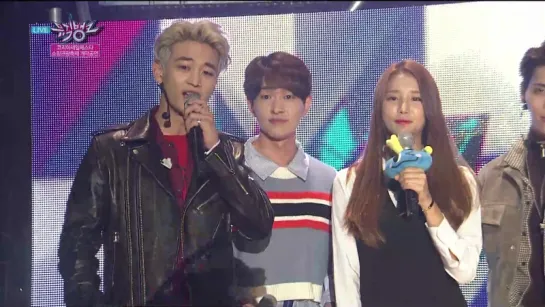 160930 MC SHINee Cut @ Music Bank Korea Sale Festival