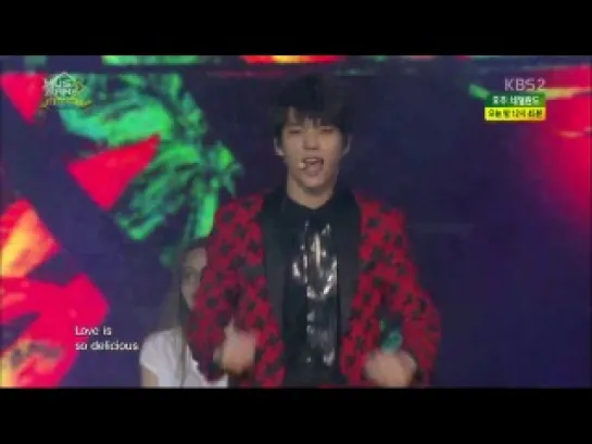 140618 Music Bank In Brazil: Toheart - "Delicious"