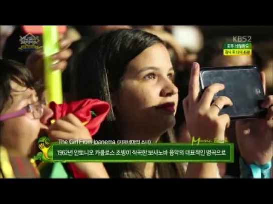 140618(22) Taemin, Sunggyu, Jonghyun - The Girl from Ipanema @ Music Bank in Brazil