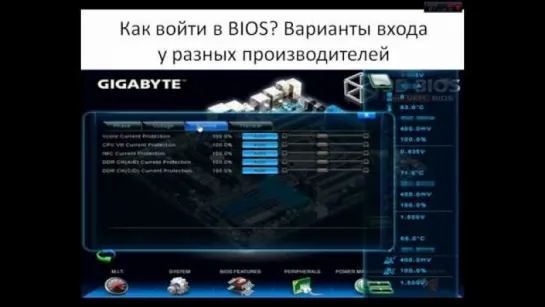 Как войти в BIOS? Варианты входа у различных производителей