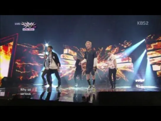 130524 SHINee - Why So Serious? @ Music Bank: Goodbye Stage