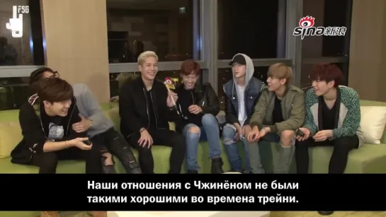 [151210] Интервью GOT7 для "HK Sina" [русс. саб]