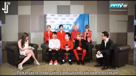 [150714]"PPE NEWS" интервью с GOT7 [русс. саб]