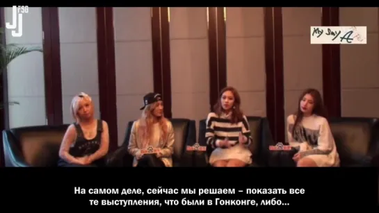 [140404] Экслюзивное интервью для "Baidu Music" с miss A [русс. саб]