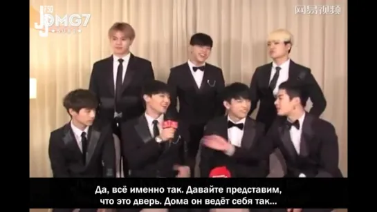 [150124] "NetEase Entertainment" интревью с  GOT7 [русс. саб]