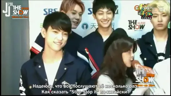 [141202] The Show Warm-up Time GOT7 [русс. саб]