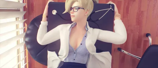 Overwatch Mercy by cakeofcakes [ sfm nsfw 3D R34 Blender hentai Porn Rule34 ]