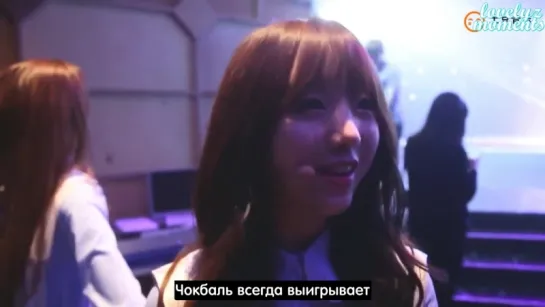 [рус.саб] 151029 Lovelyz Behind THE SHOW