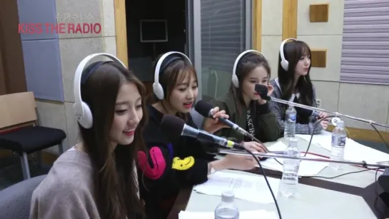 [151106] Lovelyz - Up Down Karaoke @ Радио «Sukira»