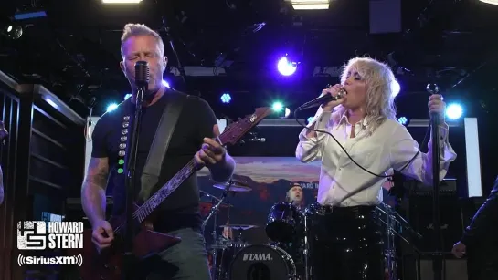 Metallica & Miley Cyrus - интервью + Nothing else matters ( live on the Stern Show 09.09.2021 )