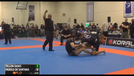 Dillon Danis vs Murilo De Santana 2016 IBJJF #PanNoGi16