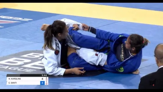 Nathiely de Jesus vs Carina Santi #IBJJFPAN18