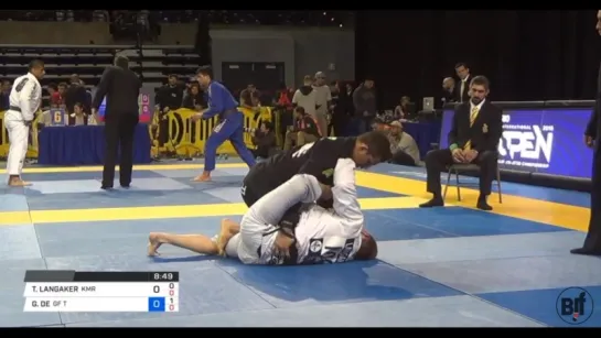 TOMMY LANGAKER vs GUTEMBERG PEREIRA #IBJJFPAN18