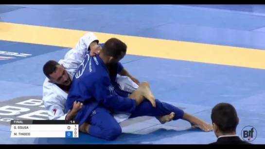 Gabriel Arges vs Marcos Tinoco #IBJJFPAN18 Final