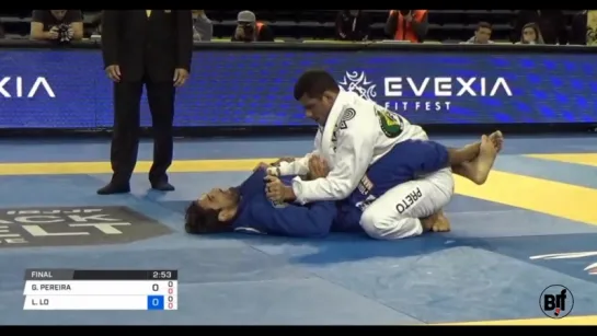 Leandro Lo def Gutemberg Pereira Men abs F #IBJJF PAN18