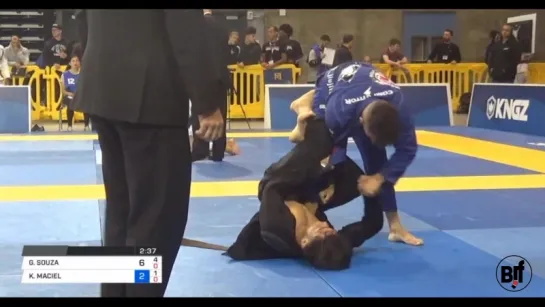 Kennedy Maciel vs Gabriel Souza #IBJJFPAN18 #brownbeltlevel