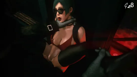 ADA WITH MR X AND LEG FIX 😋 (Resident Evil sex)