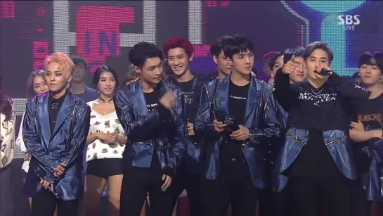 160626 EXO - Monster 1위  @ Inkigayo