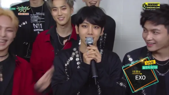 160617 Interview EXO на Music Bank