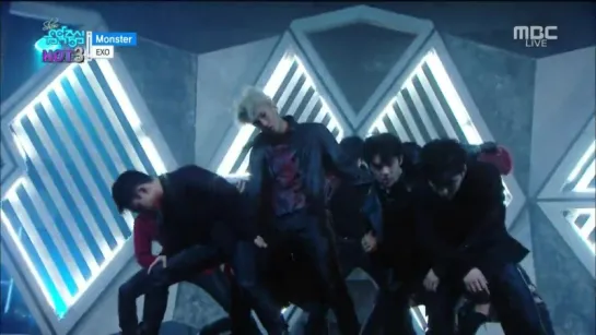 160611 EXO - Lucky One+Monster @ Music Core