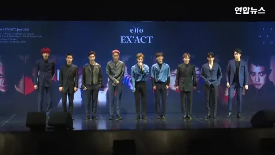 160608 EXO на Press Conference "EX'ACT"