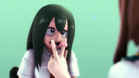 Персонаж: Asui Tsuyu - Вселенная: Boku no Hero Academia  - Художник: greatm8 (hentai, хентай, sex, porno, boobs 18+)