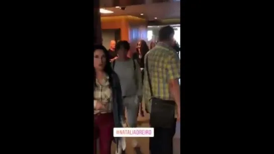 Natalia Oreiro - Filming Nochnoy kontakt - Moscow - 5.6.2018