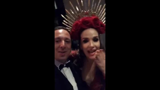 Natalia Oreiro - Greeting - Private show in Moscow - 16.8.2018