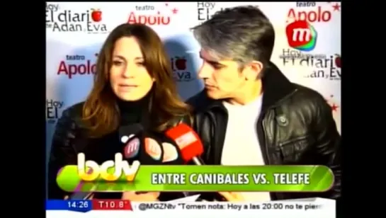 Natalia Oreiro . Pablo Echarri y Nancy Duplaa hablan #EntreCanibales (23.06.2015)