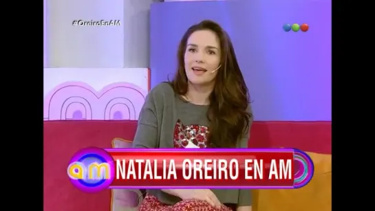 Natalia Oreiro en AM  telefe 18.08.2015