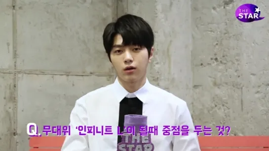 [VID] 170714 The Star Interview with Myungsoo for "Ruler: Master of the Mask" #2