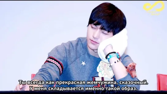 160107 Радио Horan Power FM: звонок Элу (Infinite) [rus sub]