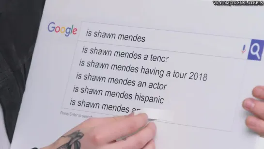 Shawn Mendes Answers the Webs Most Searched Questions WIRED [RUS SUB]