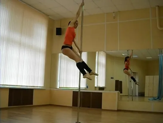 Pole Fitness. Элемент Волна