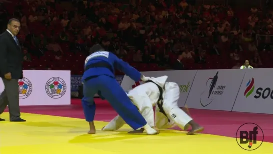 KHYAR Walide FRA def SIHLONGONYANE Nkululeko SWZ  #bjf_judo