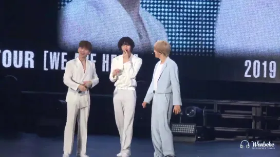 [fancam][04.09.2019] The 3rd World Tour "WE ARE HERE" in Osaka - TALK (HYUNGWON focus)