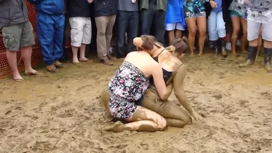 mud wrestling