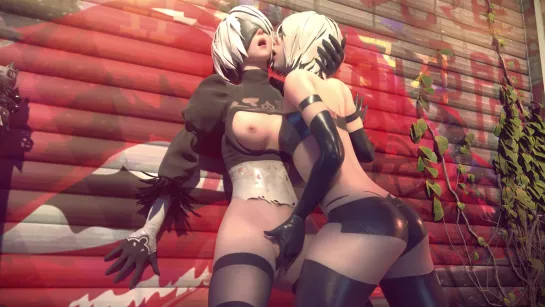 2B+A2 Back Street (Nier Automata SEX)