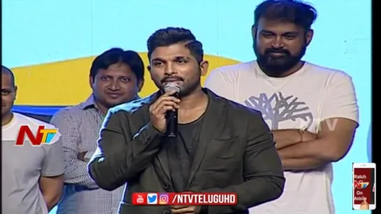 Allu Arjun Speech Naa Peru Surya Thank You India Meet __ Pawan Kalyan __ NTV